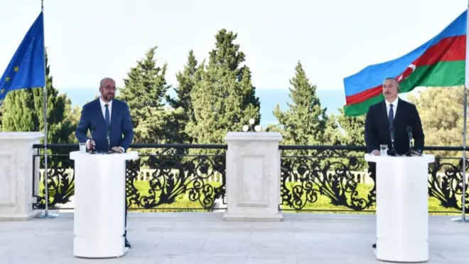 Charles Michel və İlham Əliev