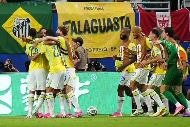 Seleção comemora