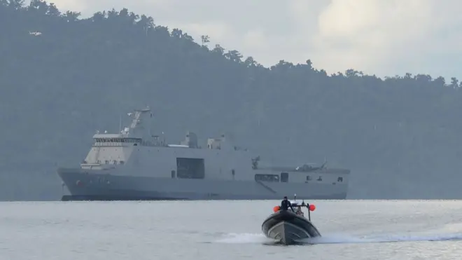 Tập trận chung diễn ra sau căng thẳng giữa Philippines và Trung Quốc tại một khu vực thuộc EEZ của Philippines.