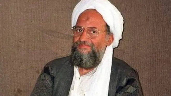 ओसामा बिन-लादेन के साथ अल-ज़वाहिरी