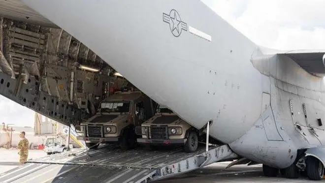 کمکهای نظامی ارسالی از سوی آمریکا به اسرائیل پس از حمله حماس در ۷ اکتبر سال گذشته