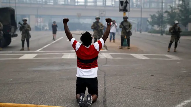 Protestas en Minneapolis tras la muerte de George Floyd