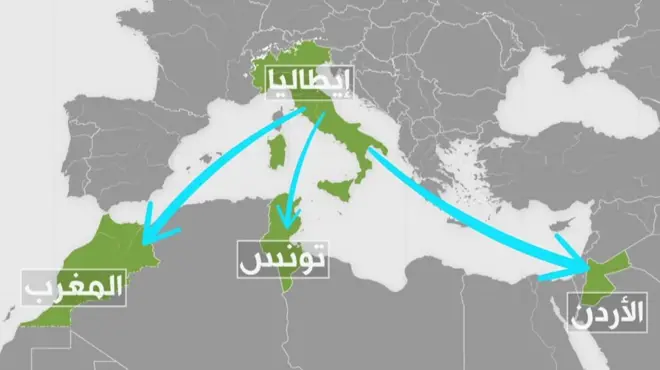 فيروس كورونا يصل المغرب وتونس والأردن والسعودية، فما هو مصدر العدوى؟