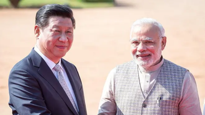 नरेंद्र मोदी और शी जिनपिंग