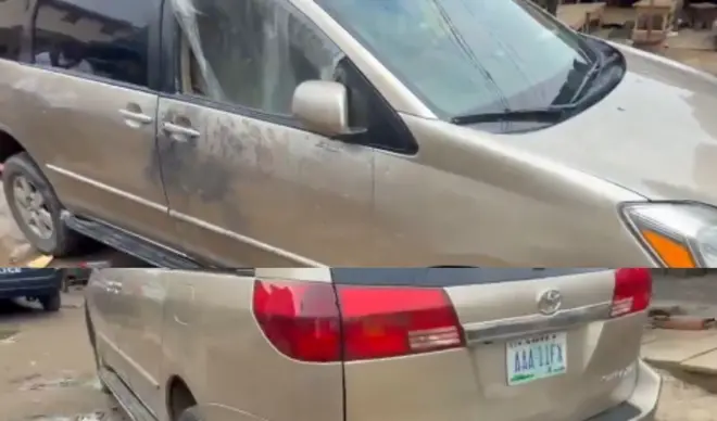 Ndị uweojii kwuru na e tinyere ihe ntiwa ahụ n'ime otu ụgbọala Toyata Sienna onye nwe ya dọkwara n'okporoụzọ n'abalị o nwee nọrọ ebe ahụ chi nwee bọọ.