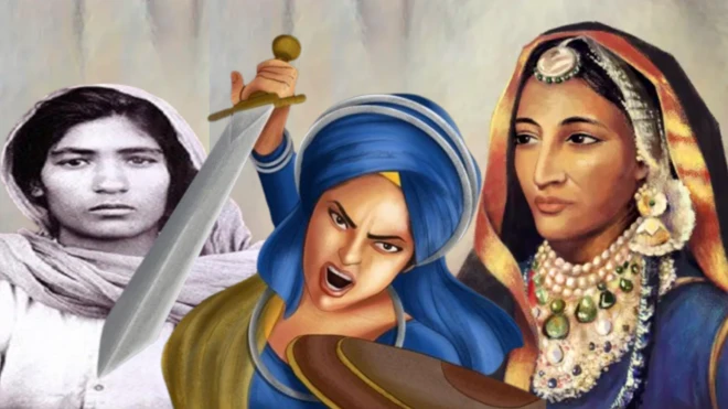 ਮਾਈ ਭਾਗੋ, ਗੁਲਾਬ ਕੌਰ ਅਤੇ ਮਹਾਰਾਣੀ ਜਿੰਦਾਂ