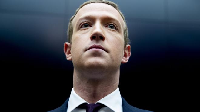 CEO do Facebook Mark Zuckerberg