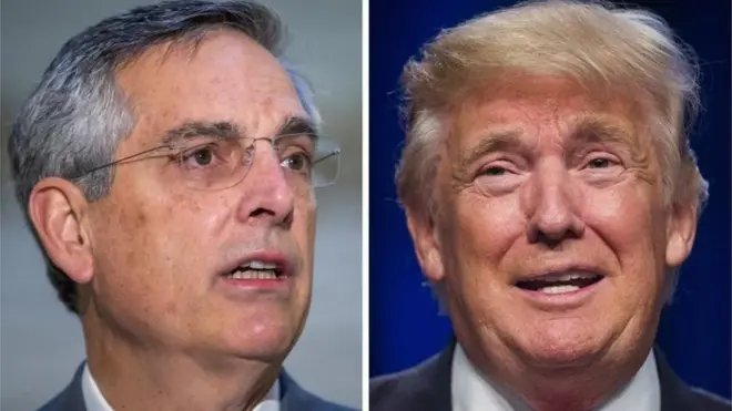 રાષ્ટ્રપતિ ટ્રમ્પ અને સૅક્રેટરી ઑફ સ્ટેટ બ્રેડ રેફેનસ્પર્જર