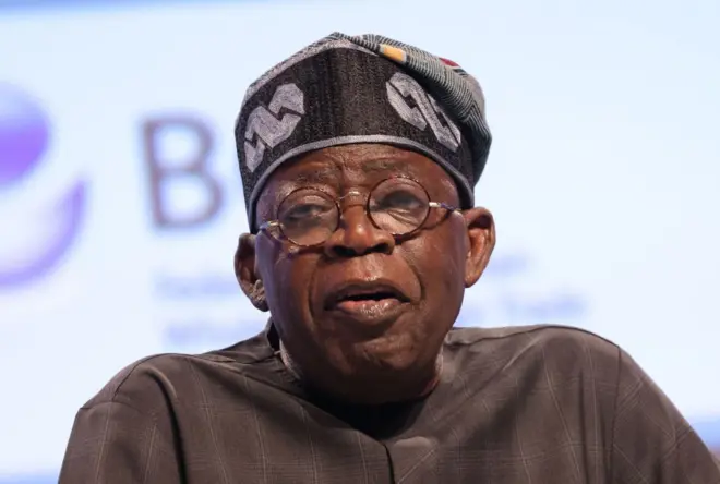 Hoton shugaban Najeriya Bola Tinubu
