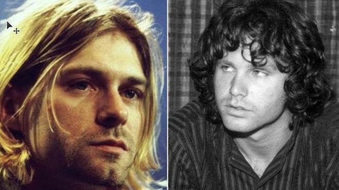 Cobain y Morrison