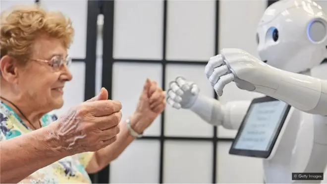 Un robot nommé Pepper a été conçu pour interagir avec les personnes âgées