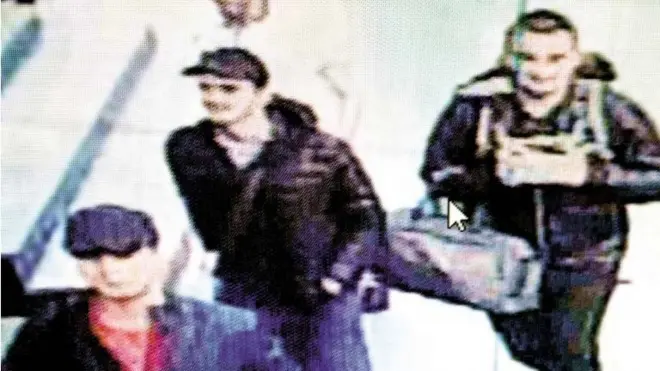 Съемки камеры наблюдения в аэропорту