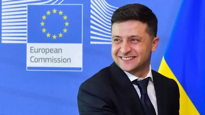 Це перший закордонний візит Володимира Зеленського на посту президента.