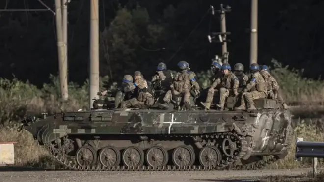 Украина ҳарбийлари шиддат билан илгариладилар