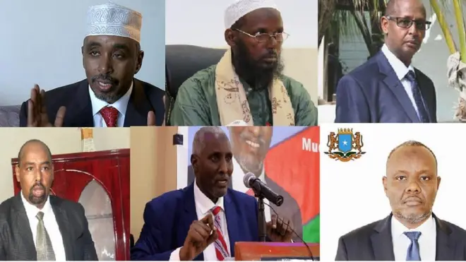 Qaar ka mid ah murashaxiinta madaxweynenimada Koofur Galbeed