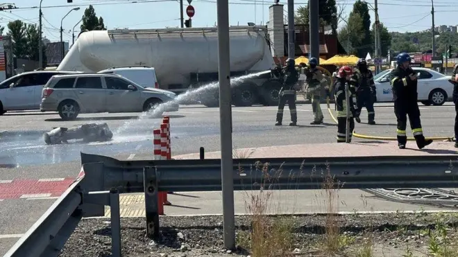 Збита ракета на Оболоні