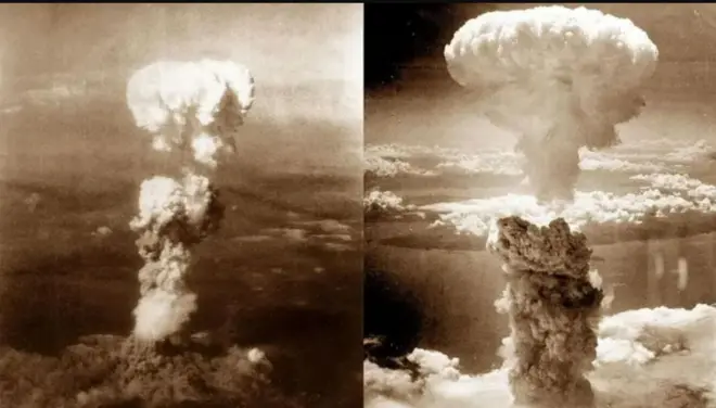 Ibobombe bibiri vyaturikijwe muri Hiroshima na Nagasaki 