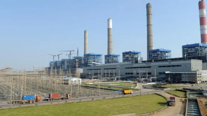 ভারতে আদানি পাওয়ারের একটি বিদ্যুৎ কেন্দ্র