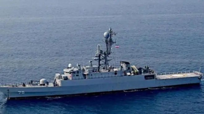 இரான் - அமெரிக்கா, இஸ்ரேல், இந்தியா, ஐஆர்ஐஎஸ் லாவன் இரான் போர்க்கப்பல்