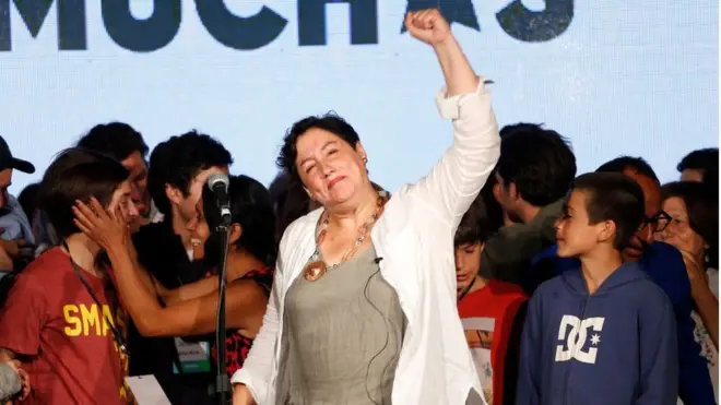 Beatriz Sánchez, de Frente Amplio, sorprendió con cerca del 20% del total de votos.
