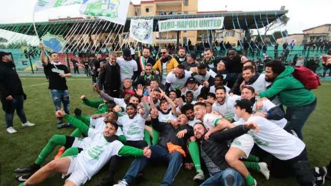 ناپولی یونایتد در سال ۲۰۱۹ به دسته پنجم فوتبال ایتالیا صعود کرد