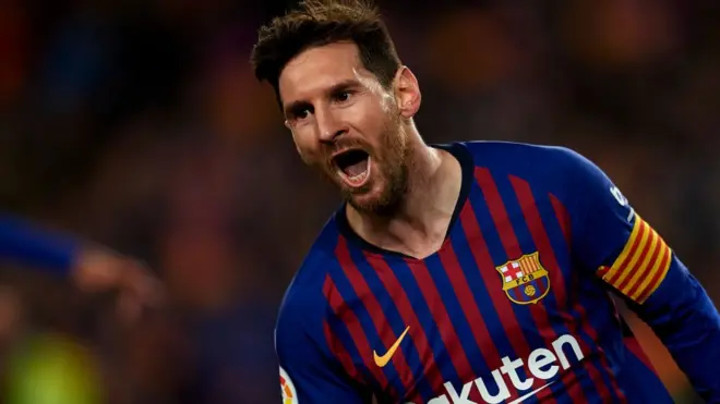 Messi don score 33 league goals dis season.