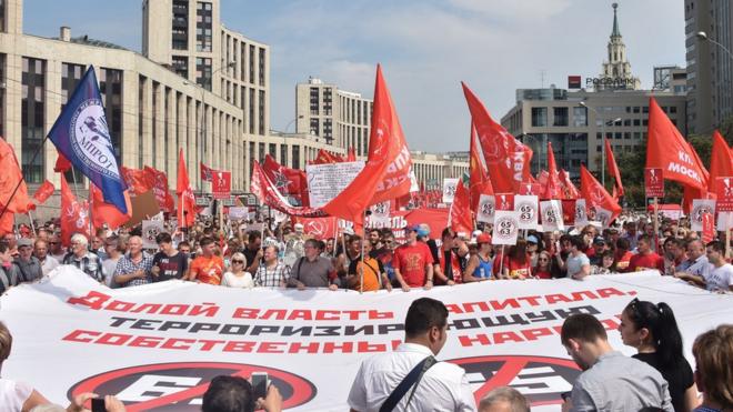 Митинг КПРФ на Сахарова