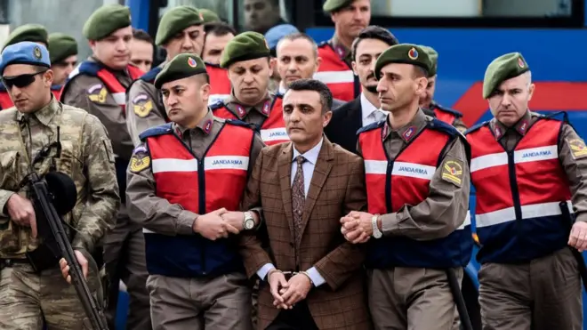 Перед судом за звинуваченням у спробі вбивства президента рдогана постали майже 300 людей, 104 з них отримали довічне ув'язнення