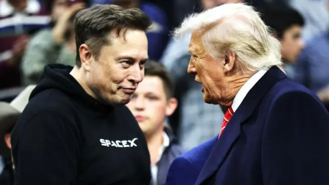 डोनाल्ड ट्रम्प आणि इलॉन मस्क