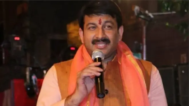 दिल्ली भाजपा के अध्यक्ष मनोज तिवारी