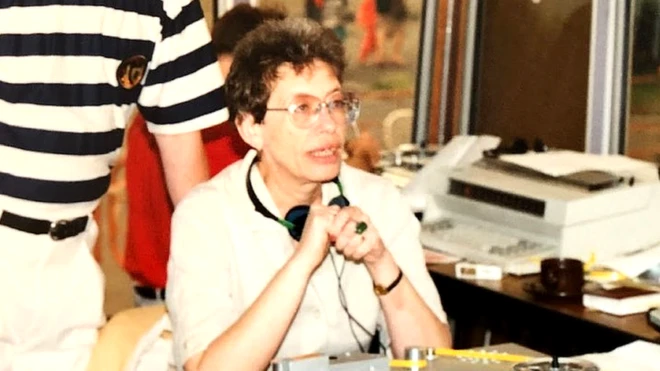 Татьяна Бен с коллегами по Русской службе Би-би-си, Киев, 1990