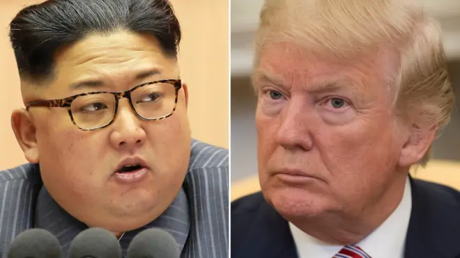 ترامب وكيم جونغ أون