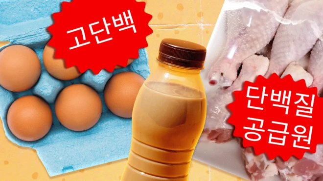 달걀, 밀크쉐이크, 닭다리살