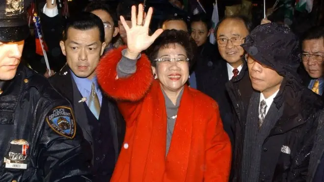 台湾前总统吕秀莲突然表态想参选台北市长，引起不少讨论（资料照片）