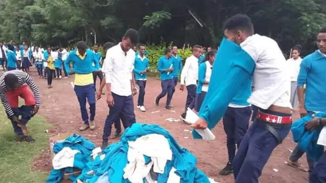 የሀዋሳ ታቦር መሰናዶ ት/ቤት ተማሪዎች