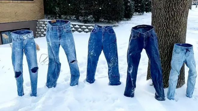 Морозы в США