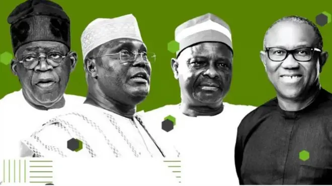 Àwọn Oludije sipo aarẹ Naijiria