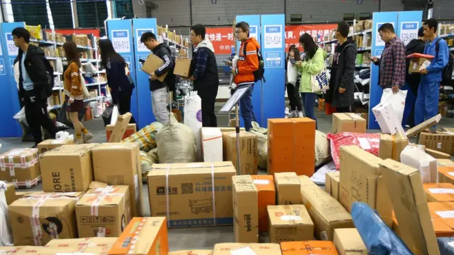 Хитойнинг Нанжинг шаҳридаги шоппинг фестивал