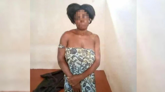 Police don arrest di woman wey allegedly use machete behead her husband
