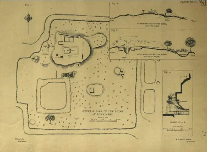 गौतम बुद्धांच्या जन्मस्थानाचा नकाशा 