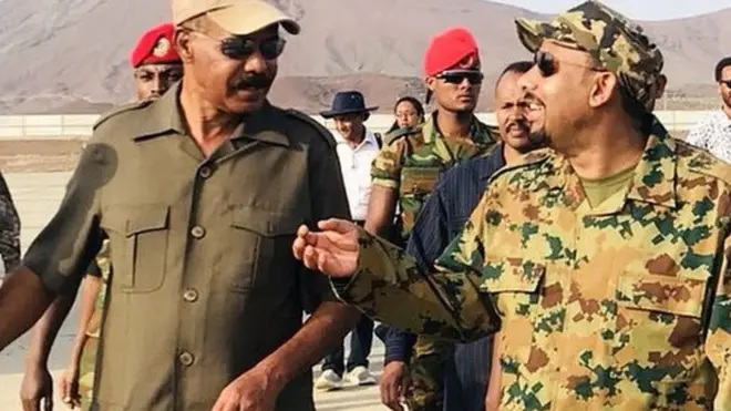 ፕረዚደንት ኤርትራን ቀዳማይ ሚኒስተር ኢትዮጵያን