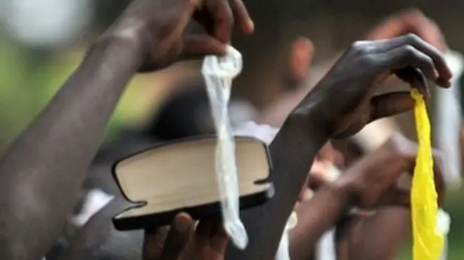 Na 30 million condoms dem dey import for Ghana