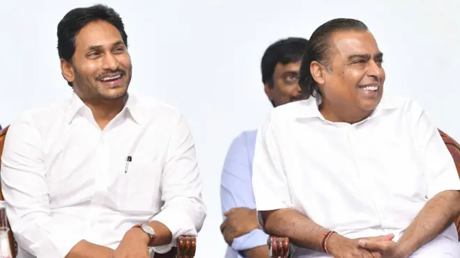 జగన్, ముకేశ్ అంబానీ