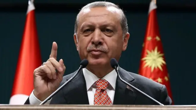 Madaweynaha Turkiga Recep Tayyip Erdogan