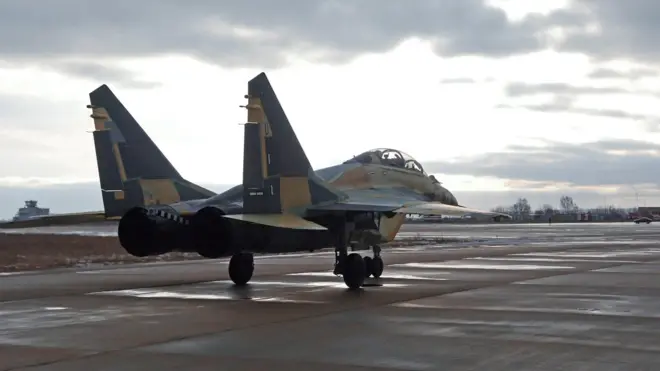 Двухместный корабельный истребитель МиГ-29КУБ