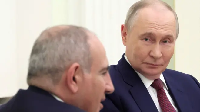 Пашинян и Путин