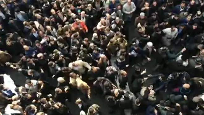 درگیری در مراسم تشییع هاشمی