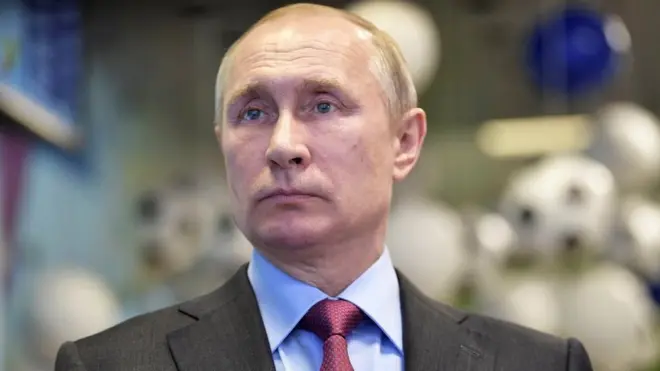 Mr Putin was in Sochi last week to see preparations for the World Cup Russia hosts this summer
