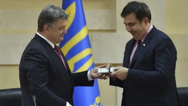 Михаил Саакашвили получил пост губернатора Одесской области в мае 2015 года