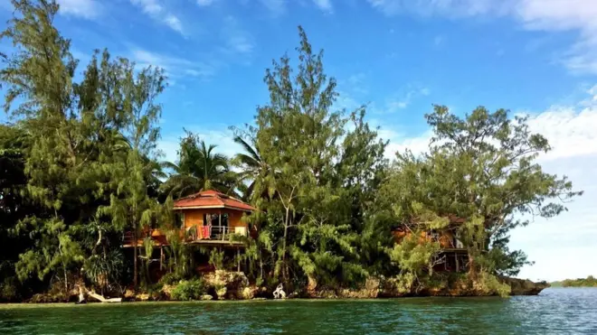 在高峰期島上的六間樹屋會被預訂一空（圖片來源：Rob Roberts）